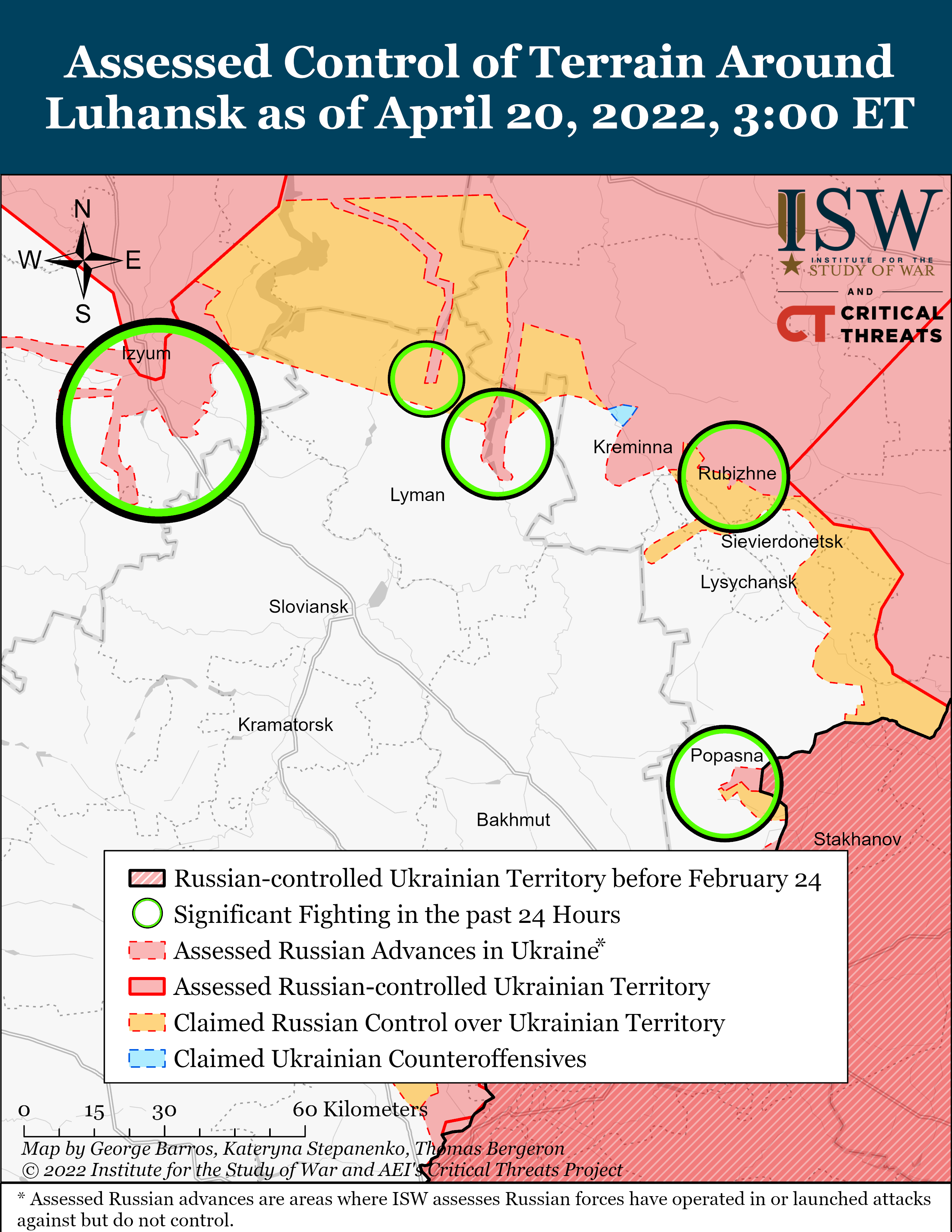 Russian Offensive Campaign Assessment, April 20 | Institute For The ...